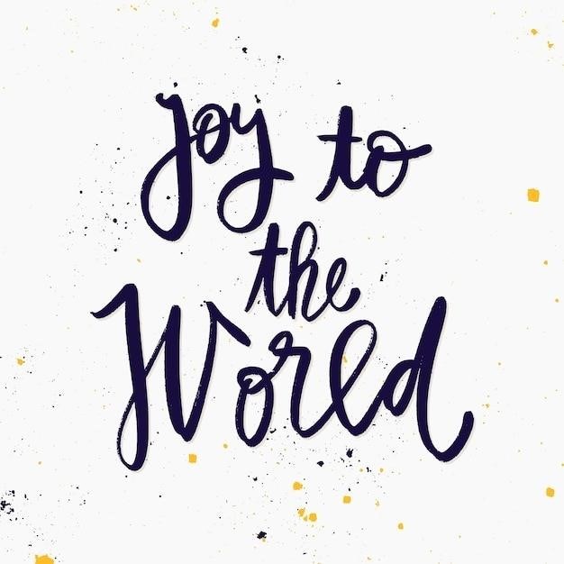 joy to the world pdf